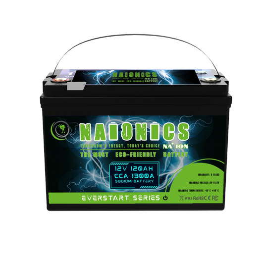 12V 120Ah batteria al sodio with 1300A CCA, eco-friendly serie everstart design